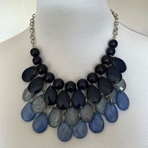 Blue stone necklace